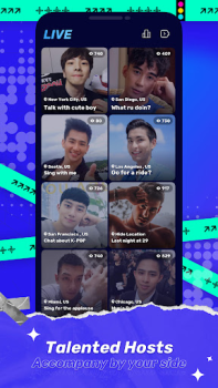 تحميل HeeSay - Blued LIVE & Dating الاجتماعية لنظام أندرويد لقطة شاشة 2