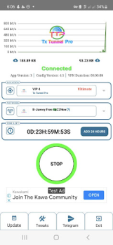 تحميل Tx Tunnel Pro - Super Fast Net أدوات لنظام أندرويد لقطة شاشة 2