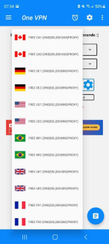 تحميل One VPN أدوات لنظام أندرويد لقطة شاشة 2