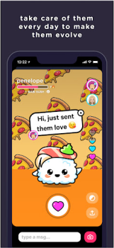 تحميل SUSH Grow cute virtual animal الاجتماعية لنظام أندرويد لقطة شاشة 3