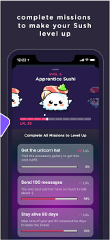 تحميل SUSH Grow cute virtual animal الاجتماعية لنظام أندرويد لقطة شاشة 6