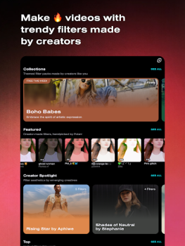 تحميل Polarr 24FPS مشغلات الفيديو والمحررين لنظام أندرويد لقطة شاشة 5