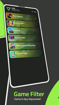 تحميل Game Vortex - Game Booster أدوات لنظام أندرويد لقطة شاشة 2