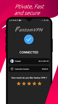 تحميل Fantum VPN - Fast, Secure VPN أدوات لنظام أندرويد لقطة شاشة 2