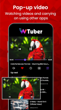 تحميل مشغل الفيديو بكل الصيغ wTuber مشغلات الفيديو والمحررين لنظام أندرويد لقطة شاشة 2