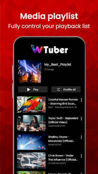 تحميل مشغل الفيديو بكل الصيغ wTuber مشغلات الفيديو والمحررين لنظام أندرويد لقطة شاشة 4