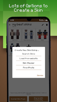 تحميل Skin Pack Maker for Minecraft وسائل الترفيه لنظام أندرويد لقطة شاشة 4