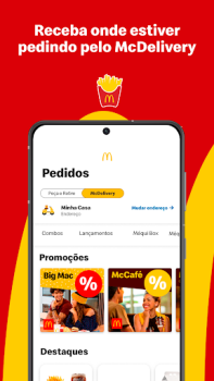 تحميل McDonald’s: Cupons e Delivery طعام و شراب لنظام أندرويد لقطة شاشة 3