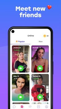 تحميل Mili - Live Video Chat الاجتماعية لنظام أندرويد لقطة شاشة 4