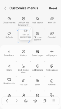 تحميل Samsung Internet Browser Beta الاتصالات لنظام أندرويد لقطة شاشة 5