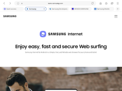 تحميل Samsung Internet Browser Beta الاتصالات لنظام أندرويد لقطة شاشة 7