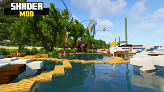 تحميل Realistic Shader Mod Minecraft وسائل الترفيه لنظام أندرويد لقطة شاشة 5
