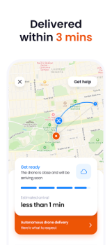 تحميل Manna Drone Delivery طعام و شراب لنظام أندرويد لقطة شاشة 4