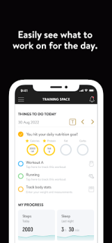 تحميل Training Space الصحة واللياقة البدنية لنظام أندرويد لقطة شاشة 2