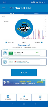 تحميل MX Tunnel Lite - Super Fast أدوات لنظام أندرويد لقطة شاشة 2
