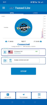تحميل MX Tunnel Lite - Super Fast أدوات لنظام أندرويد لقطة شاشة 6