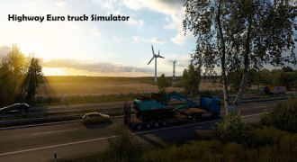تحميل Highway Euro truck Simulator سباق لنظام أندرويد لقطة شاشة 2