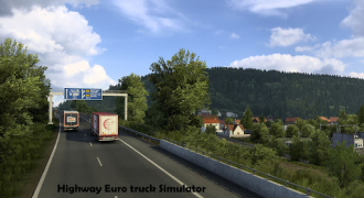 تحميل Highway Euro truck Simulator سباق لنظام أندرويد لقطة شاشة 3