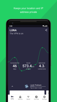 تحميل Luna VPN أدوات لنظام أندرويد لقطة شاشة 3