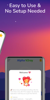 تحميل Alpha V2ray - Tunnel VPN أدوات لنظام أندرويد لقطة شاشة 2