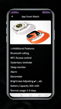 تحميل X8 Ultra - Smart Watch  Review أسلوب الحياة لنظام أندرويد لقطة شاشة 3