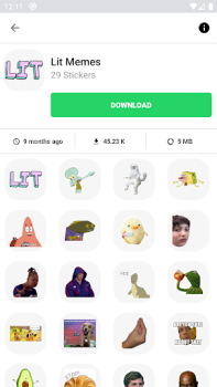 تحميل ملصقات واتساب ميمز WASticker أدوات لنظام أندرويد لقطة شاشة 2