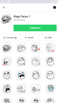 تحميل ملصقات واتساب ميمز WASticker أدوات لنظام أندرويد لقطة شاشة 3