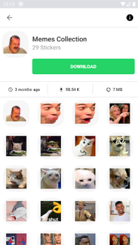 تحميل ملصقات واتساب ميمز WASticker أدوات لنظام أندرويد لقطة شاشة 4