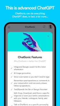 تحميل ChatSonic: Super ChatGPT App عمل لنظام أندرويد لقطة شاشة 4