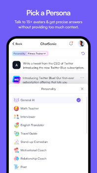 تحميل ChatSonic: Super ChatGPT App عمل لنظام أندرويد لقطة شاشة 5