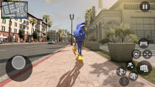 تحميل Blue Hero Rope Game العاب اكشن لنظام أندرويد لقطة شاشة 4