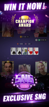 تحميل PokerGaga: Texas Holdem Live ألعاب اللوح لنظام أندرويد لقطة شاشة 3