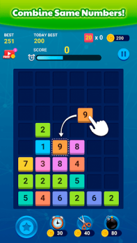 تحميل Merge Block: Number Merge Game الألغاز لنظام أندرويد لقطة شاشة 2