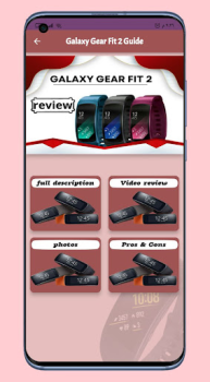 تحميل Galaxy Fit 2 smart watch Guide التعليم لنظام أندرويد لقطة شاشة 2