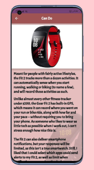 تحميل Galaxy Fit 2 smart watch Guide التعليم لنظام أندرويد لقطة شاشة 3