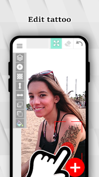 تحميل Tattoo my Photo 2.0 صورة فوتوغرافية لنظام أندرويد لقطة شاشة 2