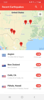 تحميل My Earthquake Alerts - Map طقس لنظام أندرويد لقطة شاشة 4