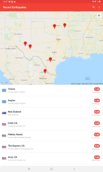 تحميل My Earthquake Alerts - Map طقس لنظام أندرويد لقطة شاشة 6