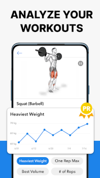 تحميل Hevy - Gym Log Workout Tracker الصحة واللياقة البدنية لنظام أندرويد لقطة شاشة 3