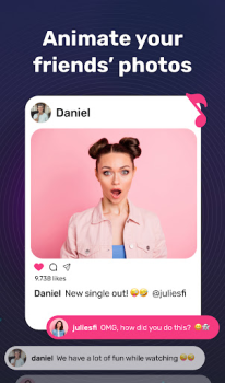 تحميل Mimic - AI Photo Face Animator وسائل الترفيه لنظام أندرويد لقطة شاشة 4