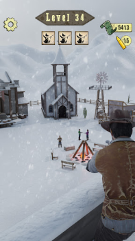 تحميل Wild West Sniper: Cowboy War العاب اكشن لنظام أندرويد لقطة شاشة 4