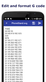 تحميل G-code Generator عمل لنظام أندرويد لقطة شاشة 3