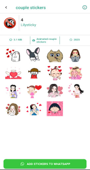 تحميل +18 Stickers for Whatsapp إضفاء الطابع الشخصي لنظام أندرويد لقطة شاشة 4