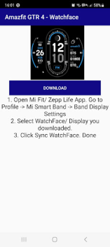 تحميل Amazfit GTR 4 WFace إضفاء الطابع الشخصي لنظام أندرويد لقطة شاشة 2