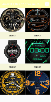 تحميل Amazfit T Rex / 2 / Pro WFace إضفاء الطابع الشخصي لنظام أندرويد لقطة شاشة 2