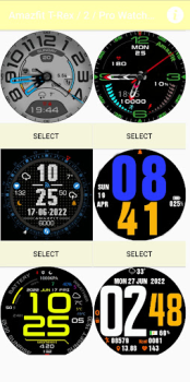 تحميل Amazfit T Rex / 2 / Pro WFace إضفاء الطابع الشخصي لنظام أندرويد لقطة شاشة 5