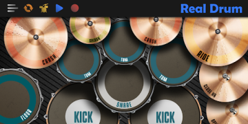 تحميل Real Drum طقم الطبل الإلكتروني موسيقى لنظام أندرويد لقطة شاشة 6