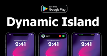 تحميل Dynamic Island iOS 17 إضفاء الطابع الشخصي لنظام أندرويد لقطة شاشة 2