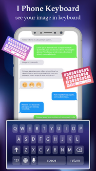 تحميل Keyboard For iPhone 14 pro إضفاء الطابع الشخصي لنظام أندرويد لقطة شاشة 3