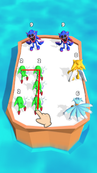 تحميل Merge Super - Monster Fight ممر لنظام أندرويد لقطة شاشة 4